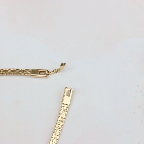 "Elegant Rose Gold Flat Chain Necklace for Women, XPNL0328 - Picture 10 of 10